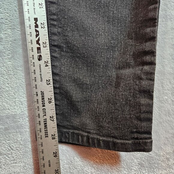 Nickel & Iron Mens Slim Fit Black Denim Jeans Size 36x30 casual hipster stretch - Picture 9 of 14